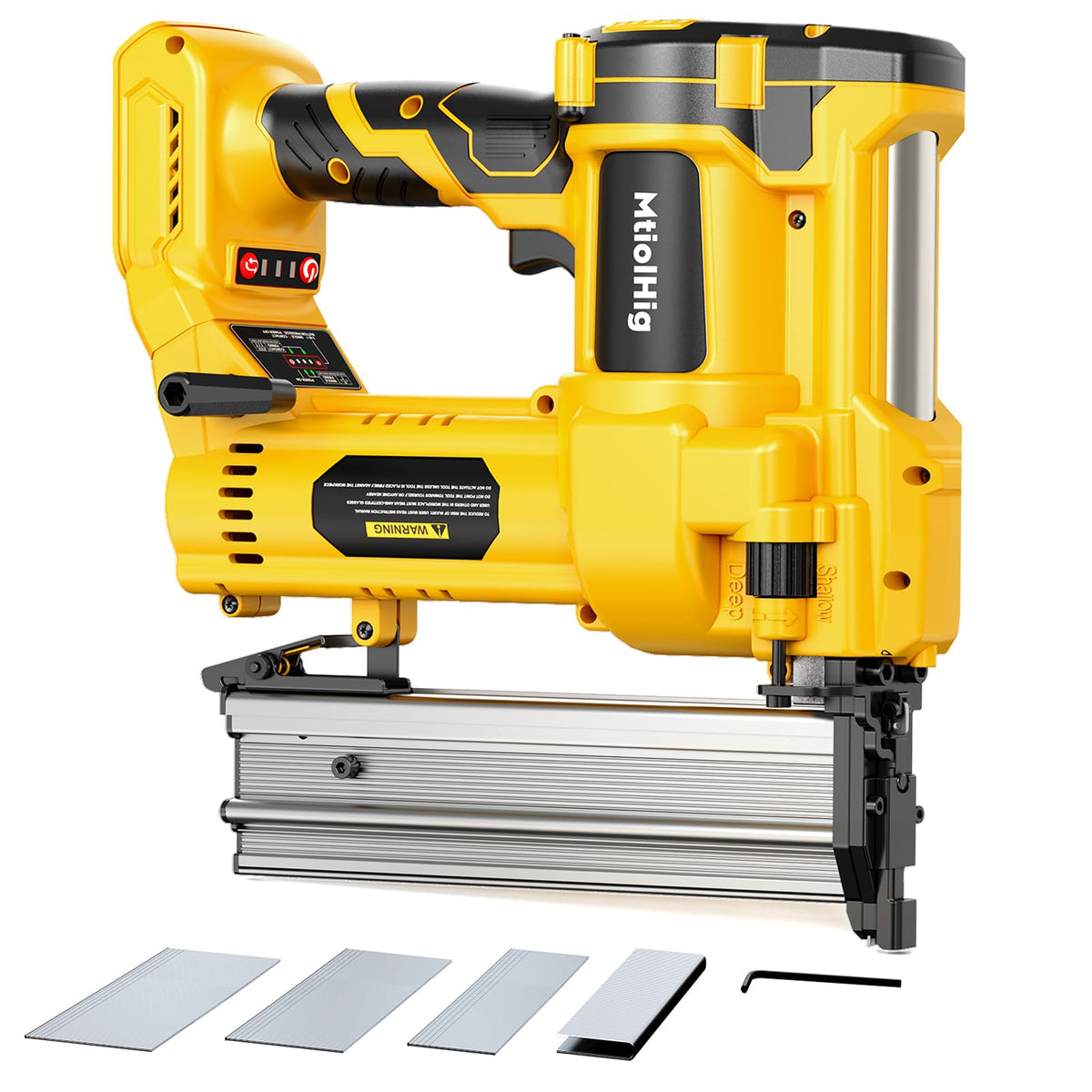 Cordless 2Inch Brad Nailer, 2-in-1 Staple Gun, 18 Gauge Battery Powered N91123