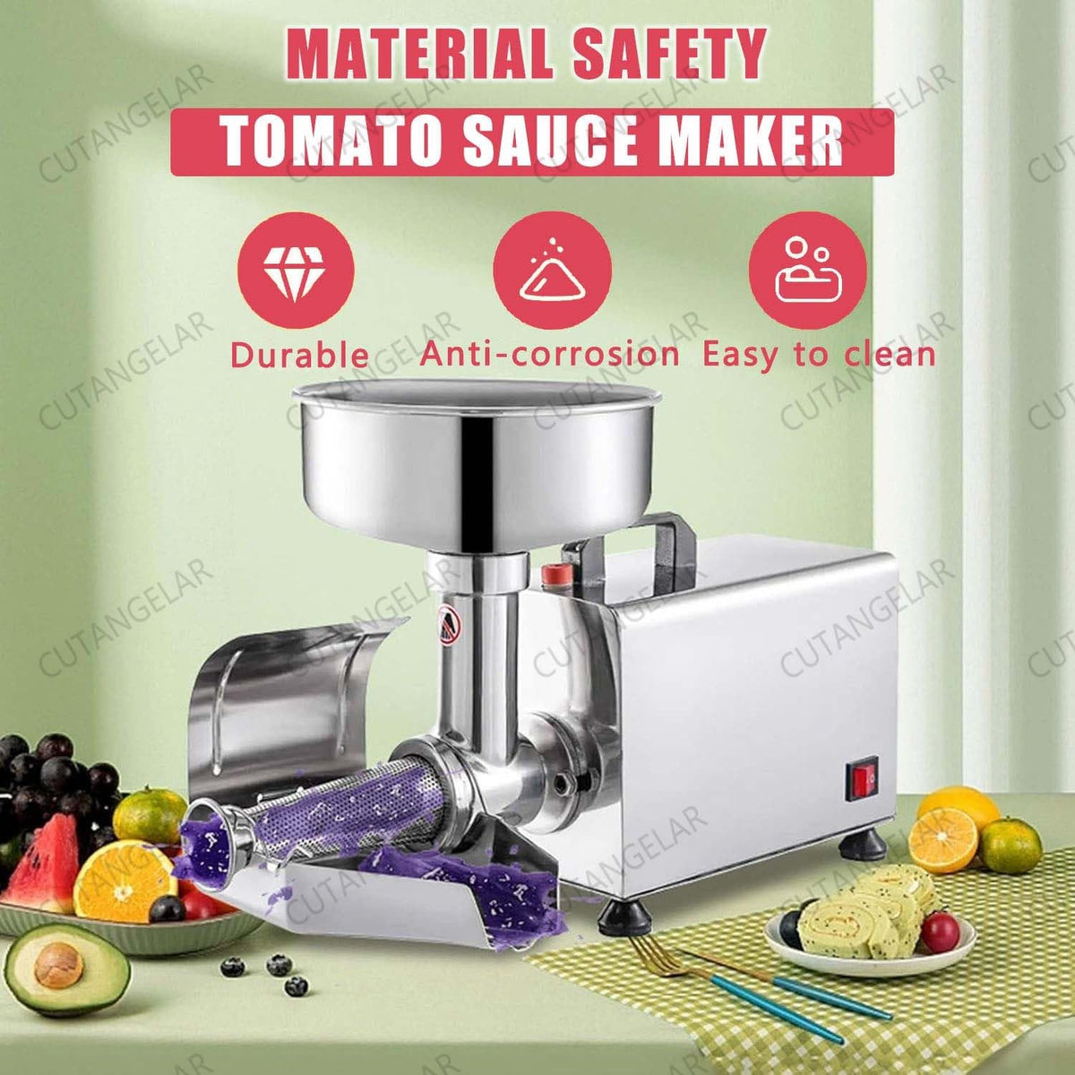 50W Electric Stainless Steel Tomato Strainer L7787