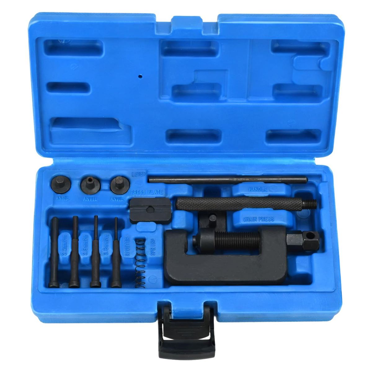 13-Piece Motorcycle Chain Breaker Tool Kit with Carrying Case Z91631