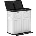 72-Gallon Dual Outdoor Trash Can A186
