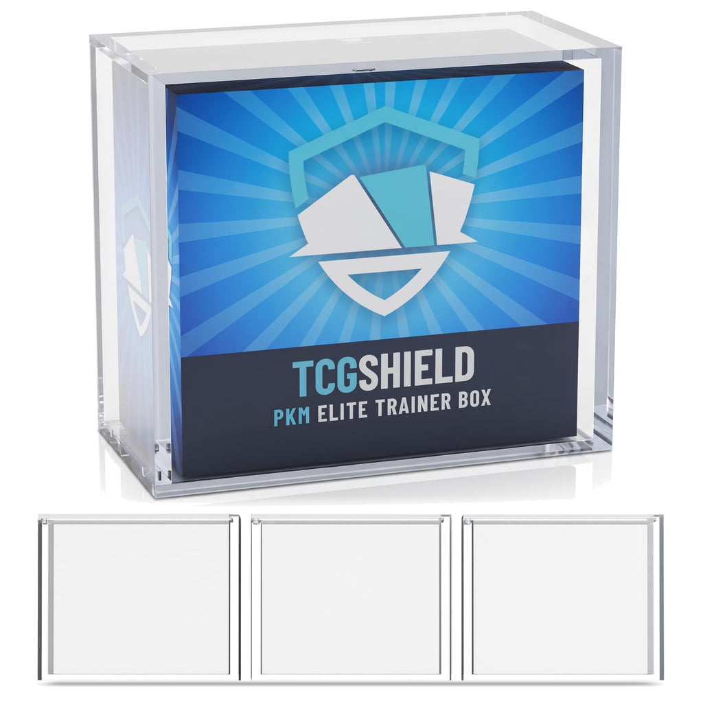 Acrylic ETB Case 3 Pack Magnetic Sliding Lid 8mm 5mm Protector Q69678