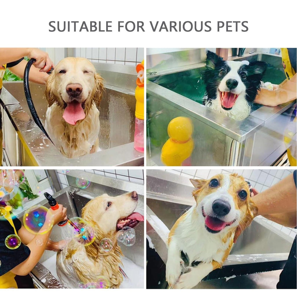 Stainless Steel Dog Grooming Bathtub with Faucet W53460
