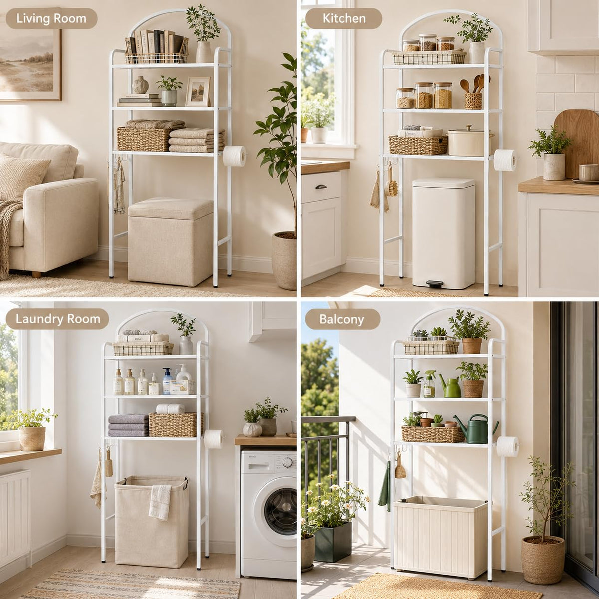 3 Tier Over The Toilet Storage Rack C213562