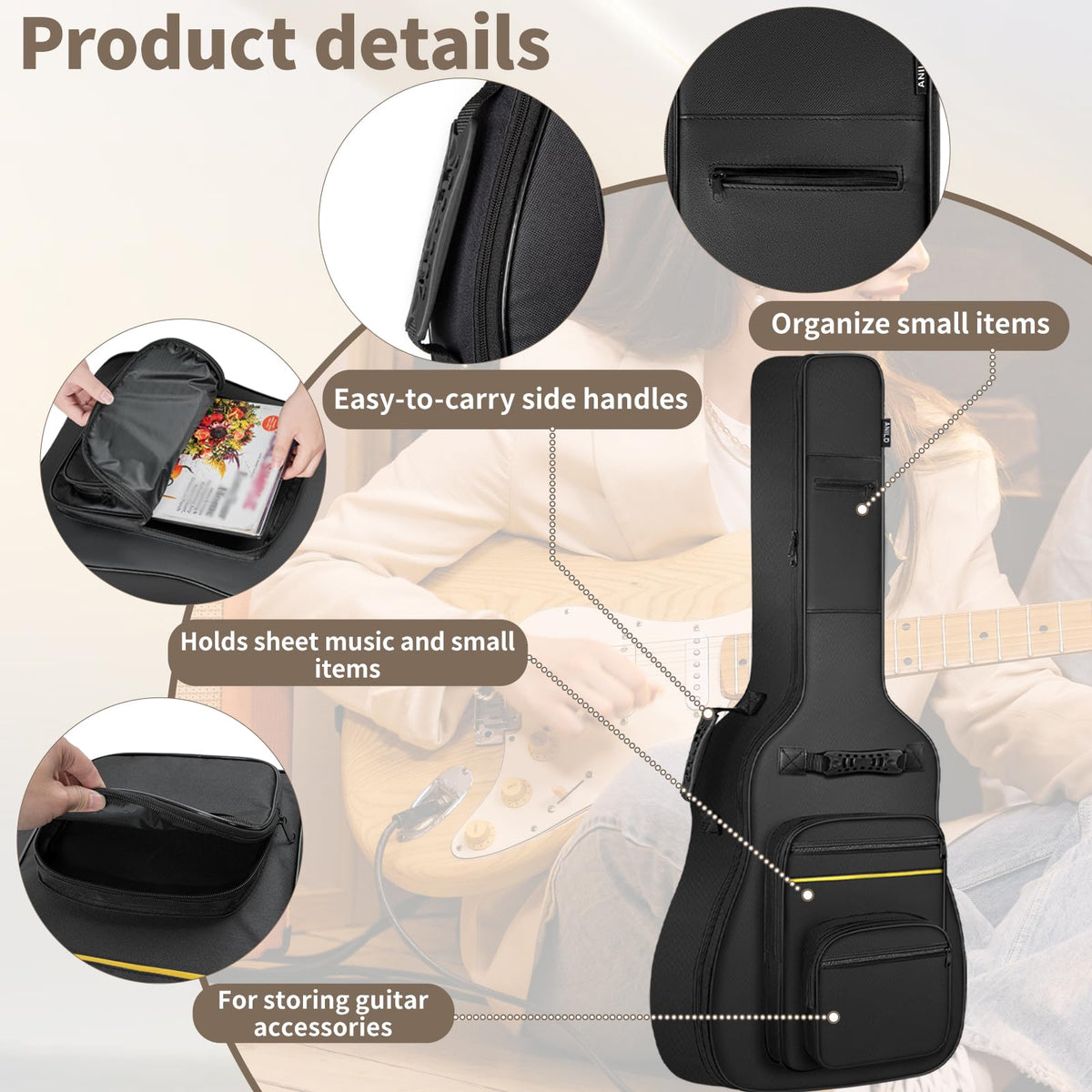 Acoustic Guitar Bag 40 41 42 N319283