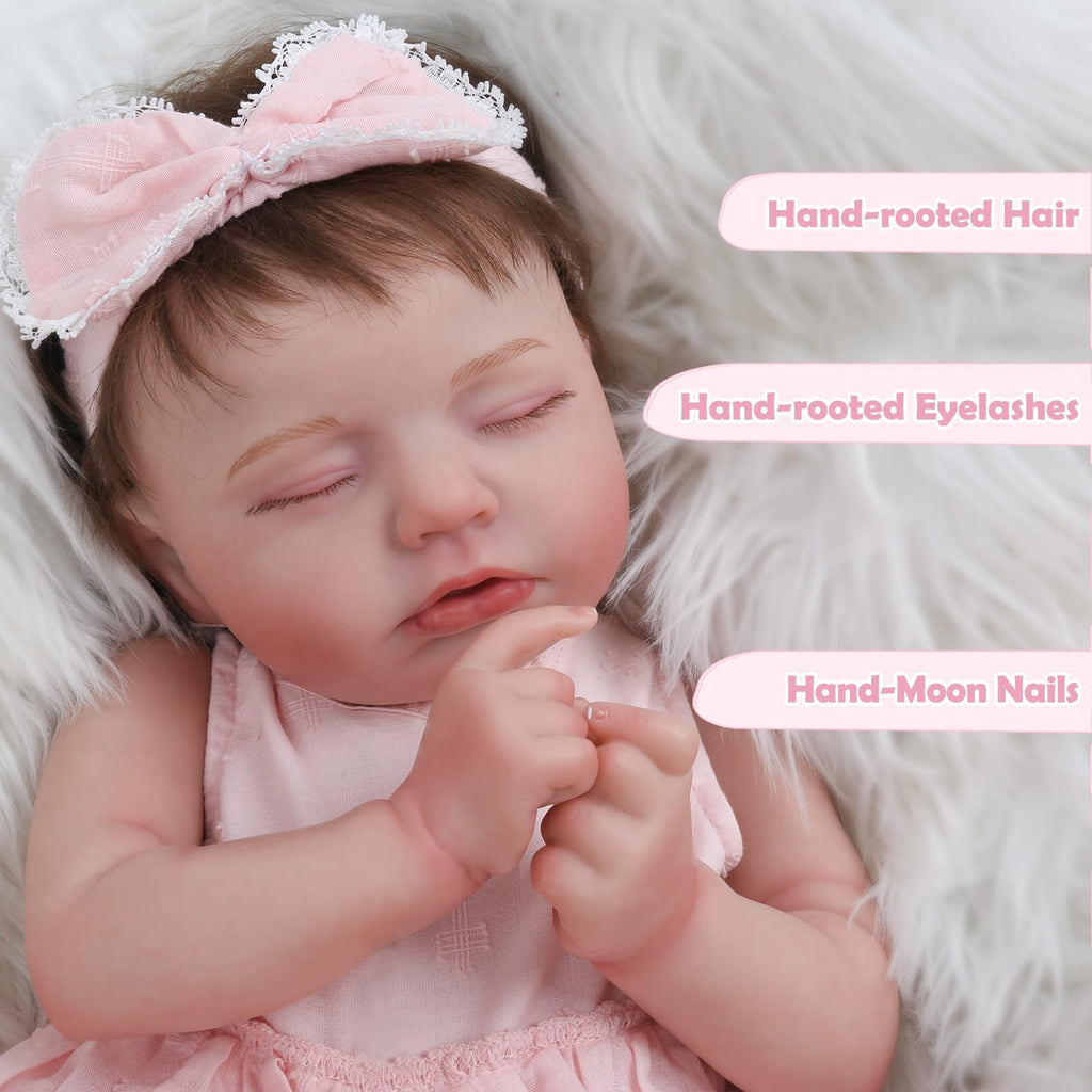 20 Inch Realistic Sleeping Newborn Baby Doll F60131