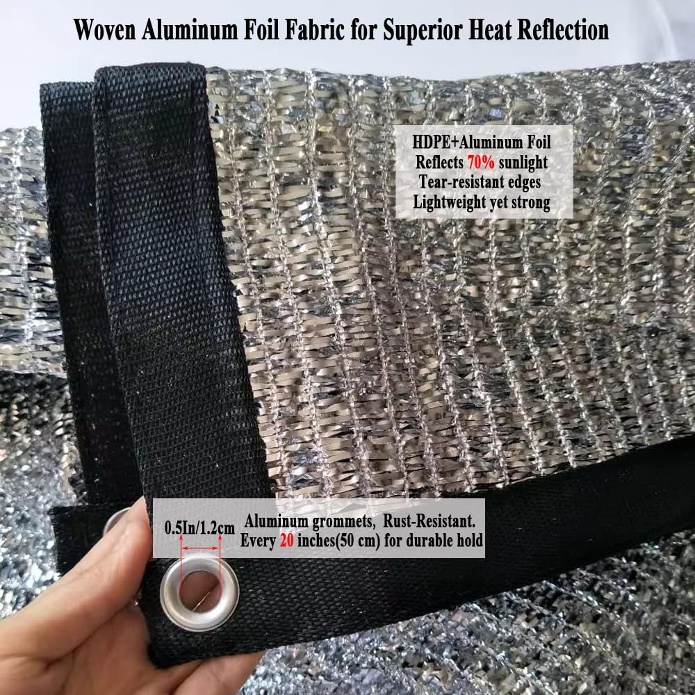 10x25 FT Aluminet Shade Cloth B973