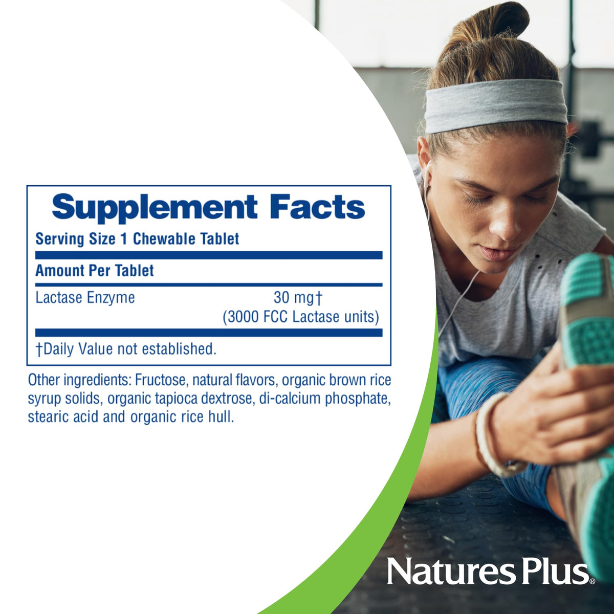 Natural Lactase Enzyme Chewable Tablets X62642