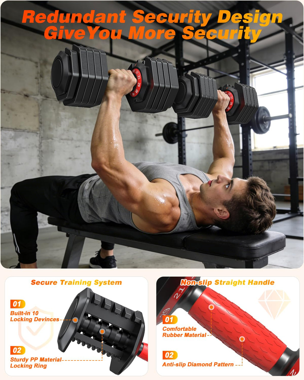 Adjustable Dumbbell Set W409745