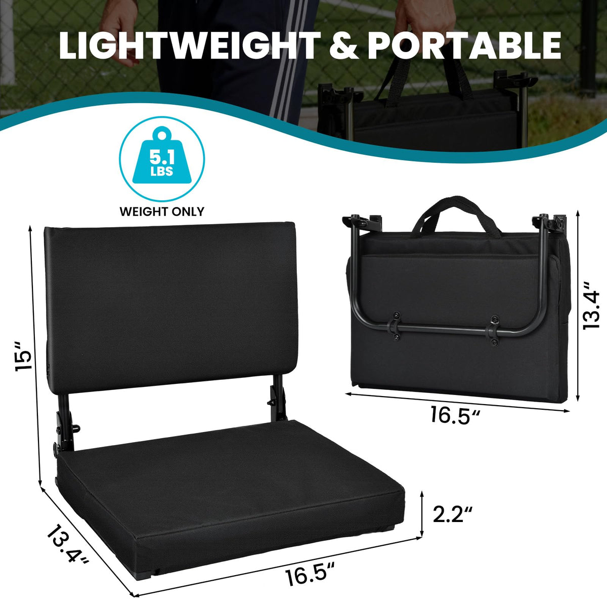 Stadium Seats with Back Support J803