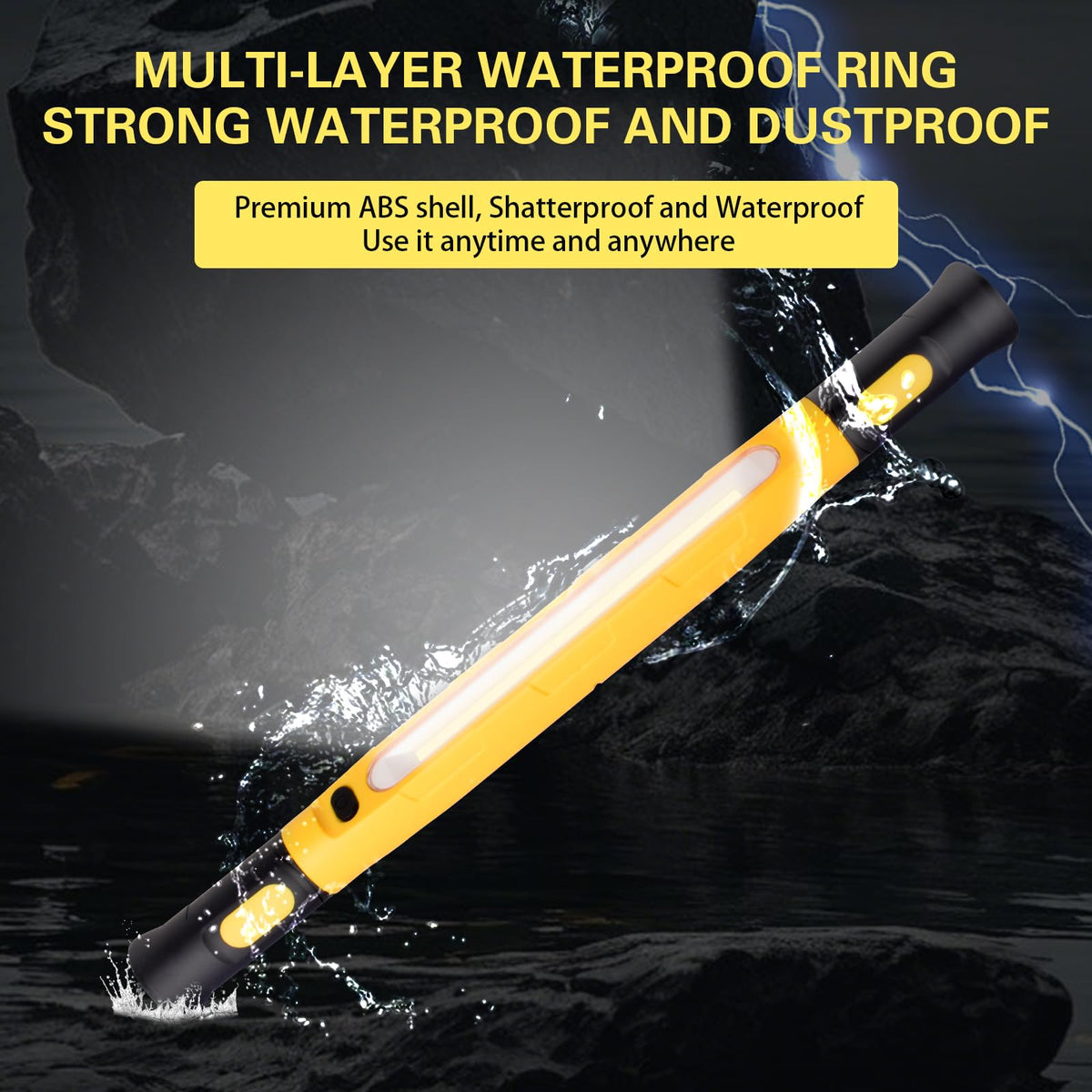Magnetic Work Light Bar, 6000mAh 3000LM Rechargeable U195852