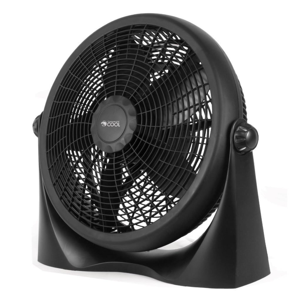 16 Inch High Velocity Floor Fan, Black S390