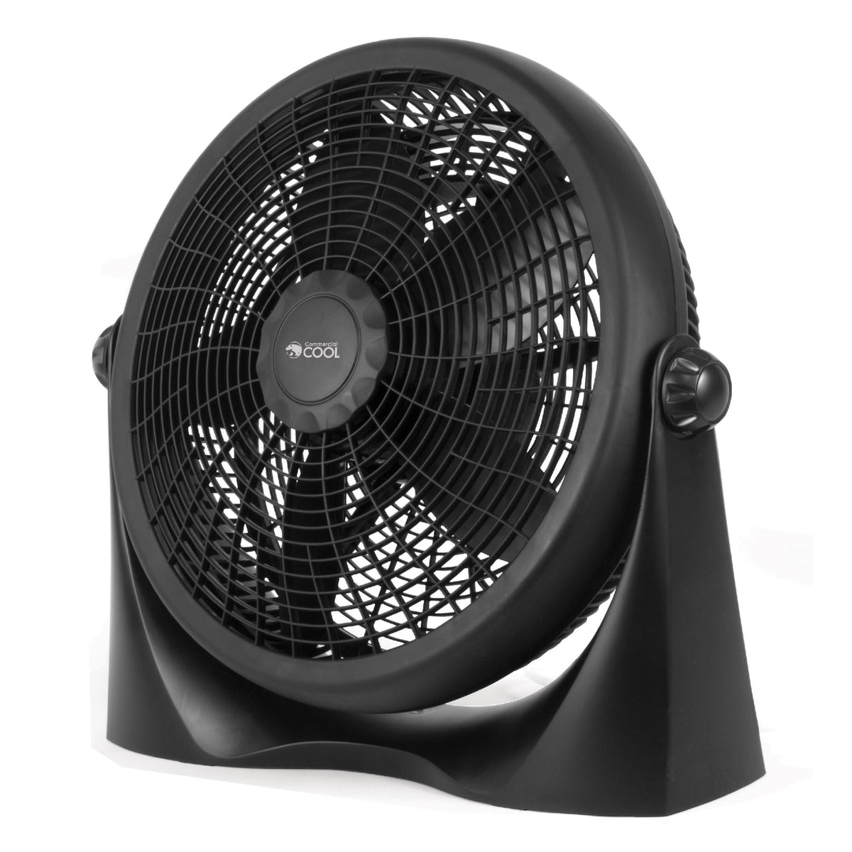 16 Inch High Velocity Floor Fan, Black S390