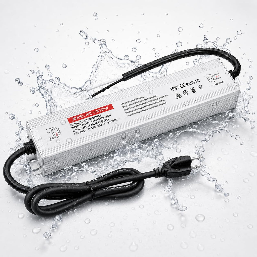 24V 200W IP67 Waterproof LED Power Supply B8451