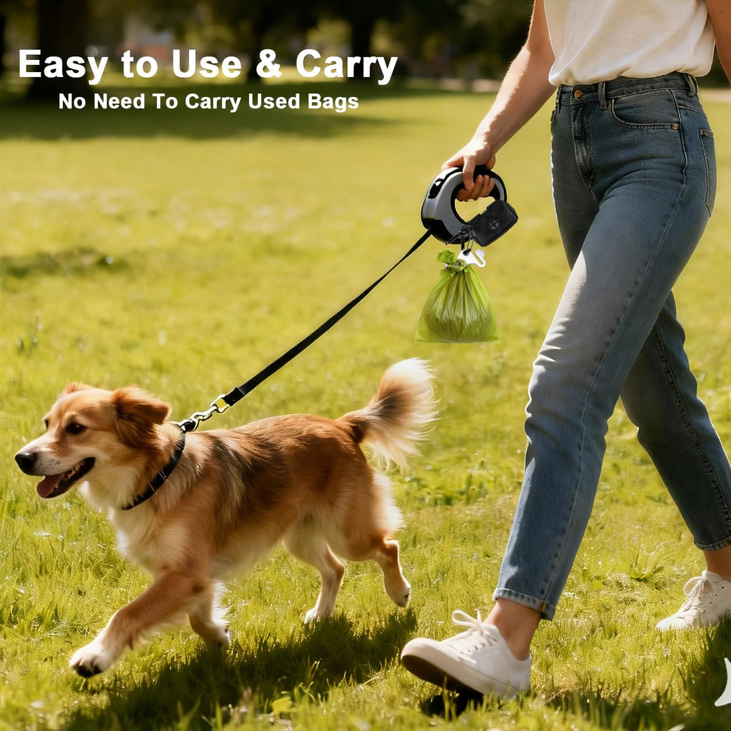 Black Dog Poop Bag Dispenser with Leash Clip T967303