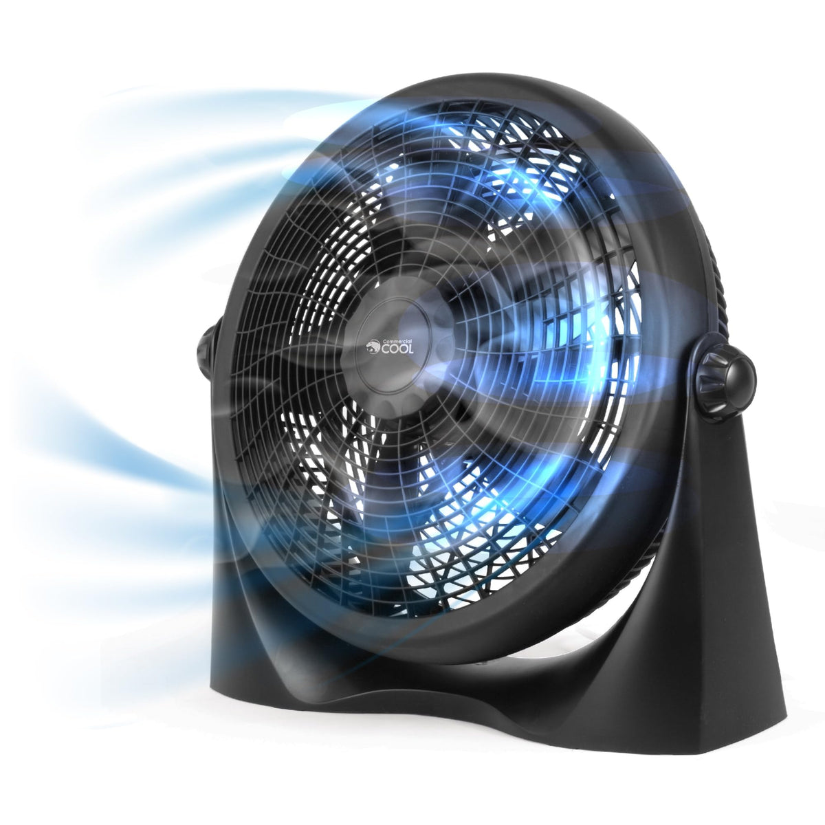 16 Inch High Velocity Floor Fan, Black S390
