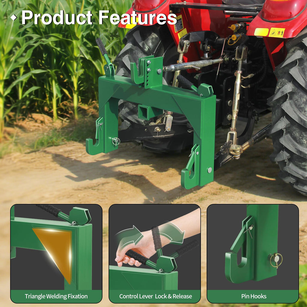 3-Point Quick Hitch with 2" Receiver Q5572