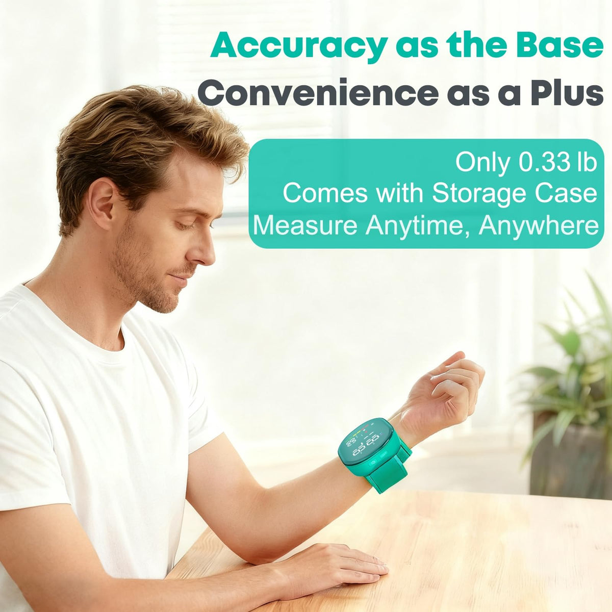 Portable Wrist Blood Pressure Monitor H422542