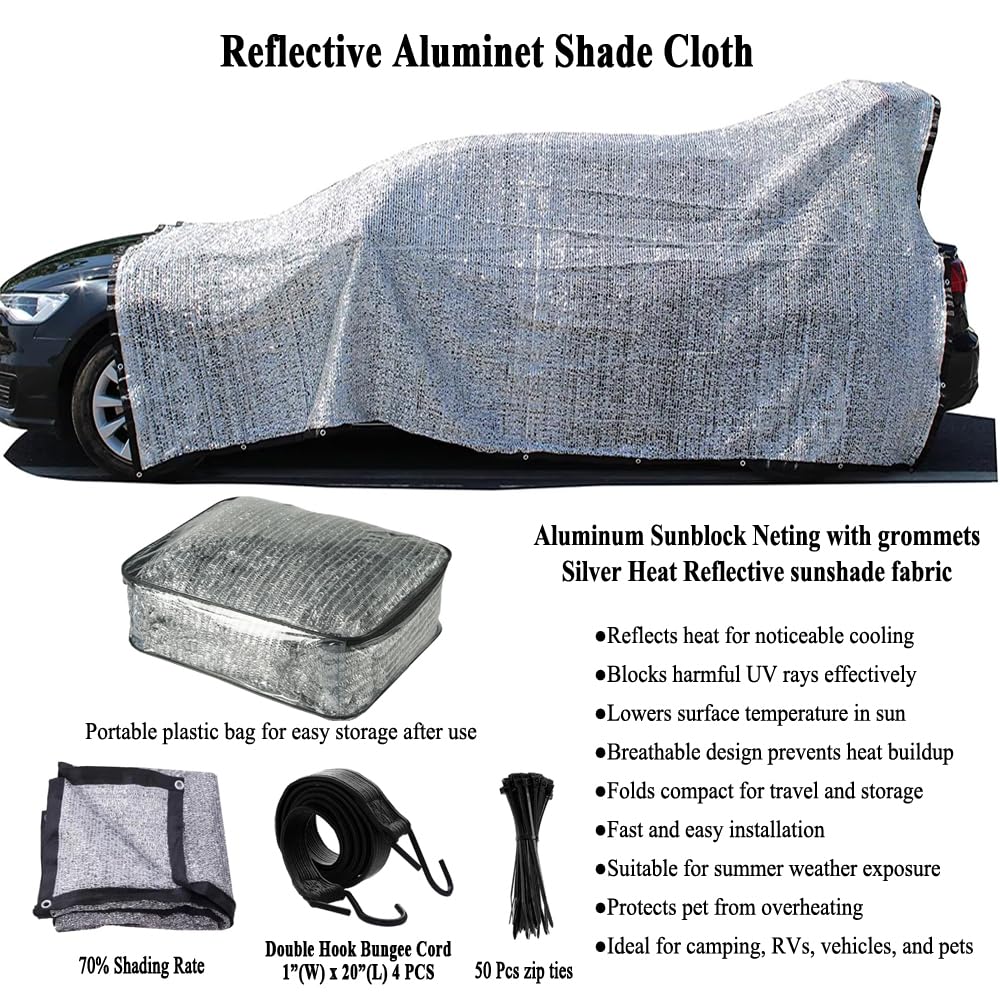 10x25 FT Aluminet Shade Cloth B973
