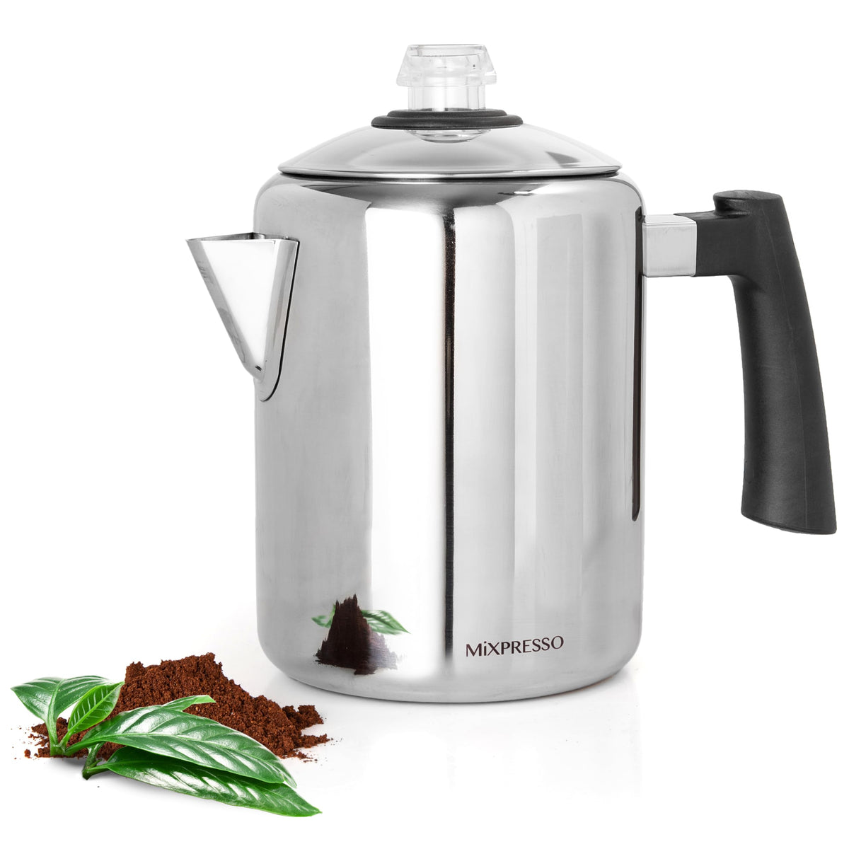 5-8 Cup Stainless Steel Stovetop Coffee Percolator Z4447