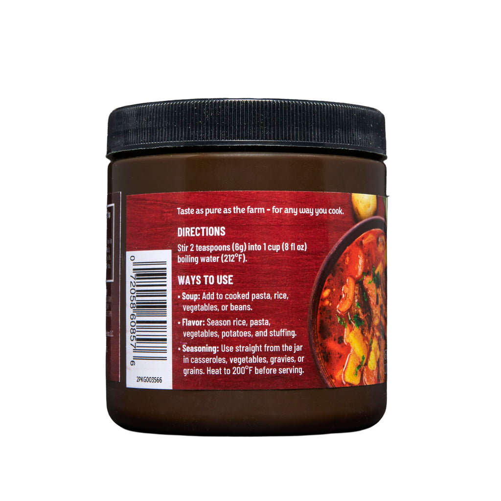 Beef Broth Base Granulated Bouillon Seasoning 12 oz Jar R684556