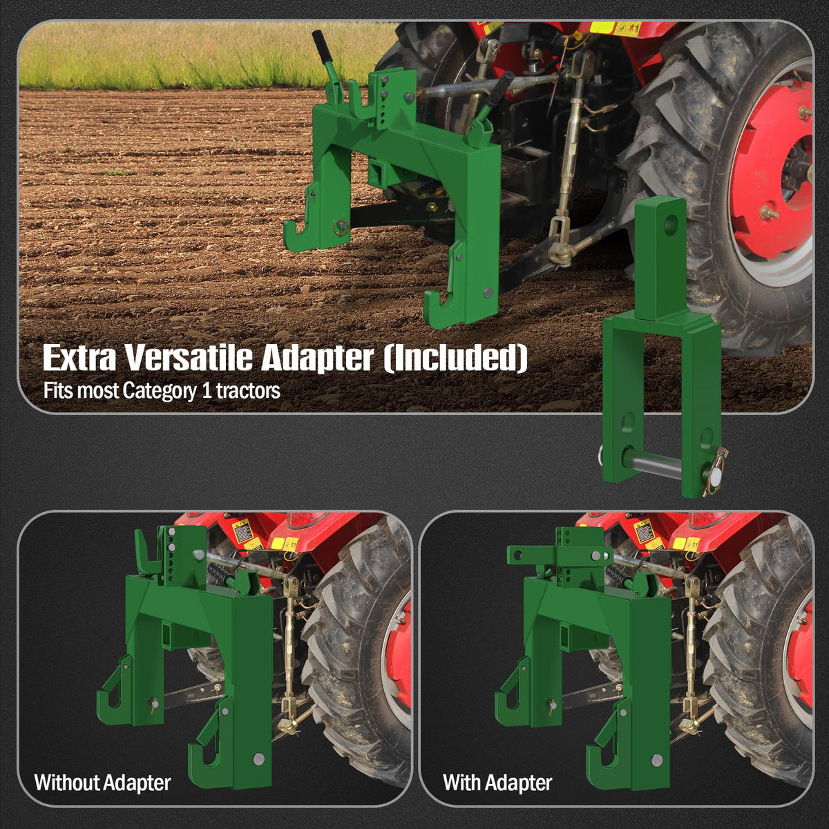 3-Point Quick Hitch with 2" Receiver Q5572