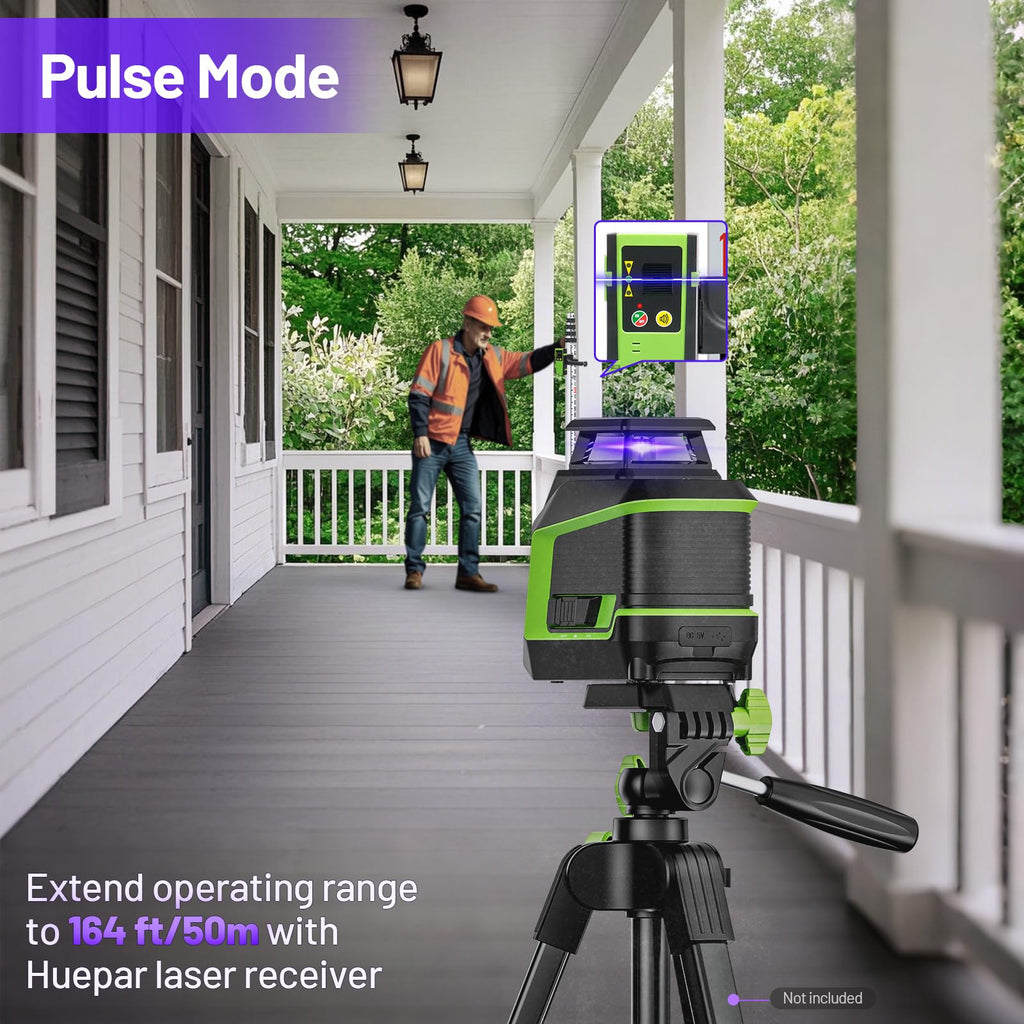360° Self Leveling Laser Level with Pulse Mode Y5117