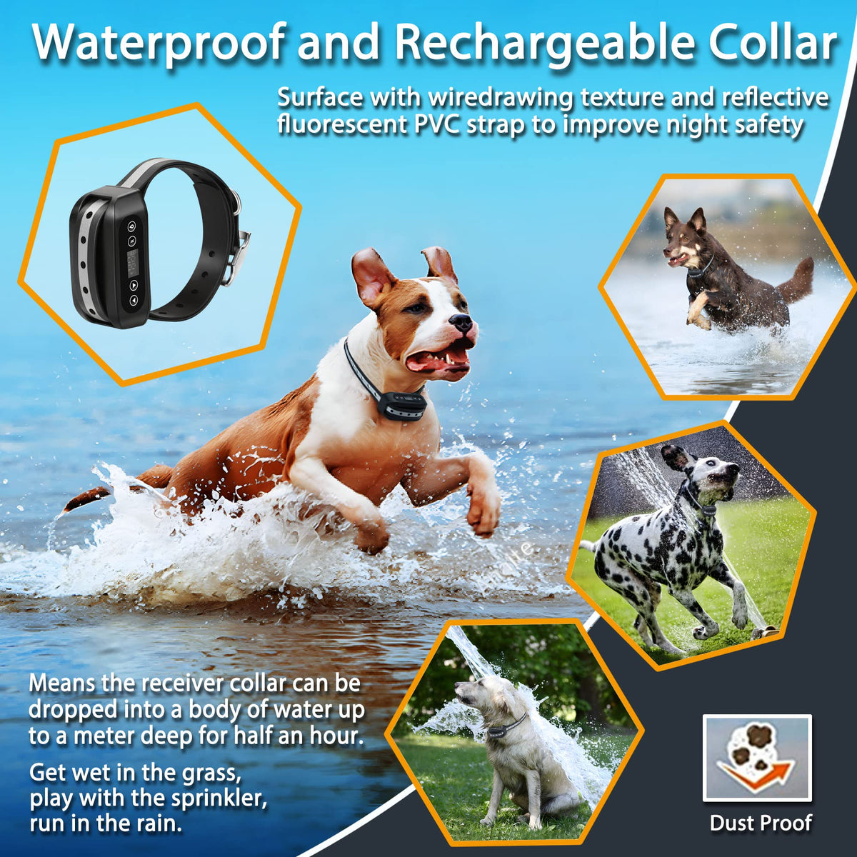 GPS Wireless Dog Fence System for 2 Dog S673