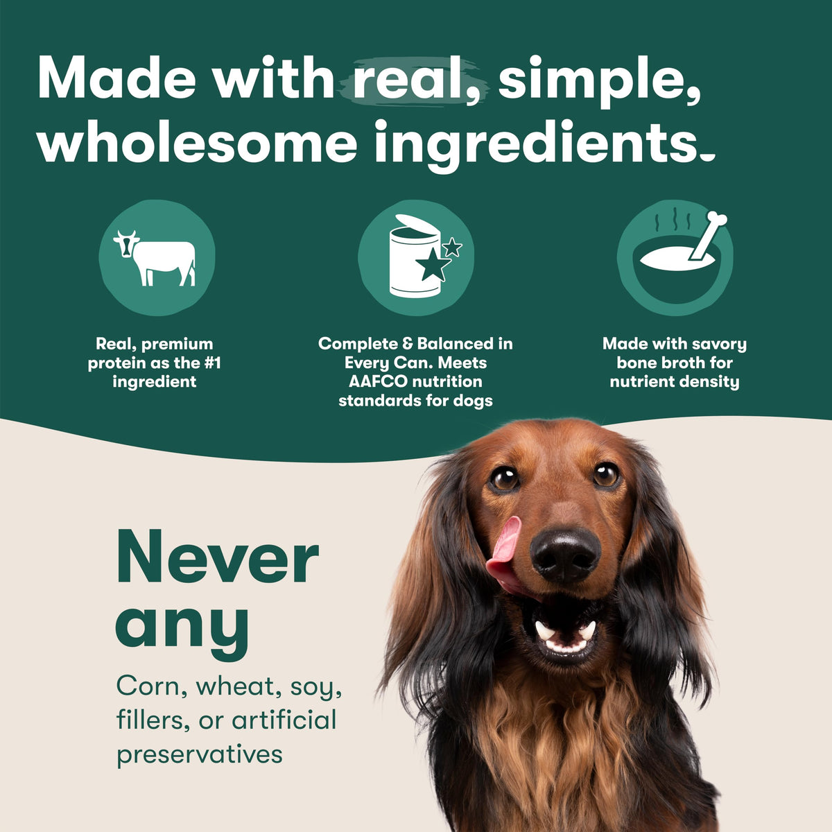 Grain Free Beef & Vegetables Wet Dog Food 12 Pack C681