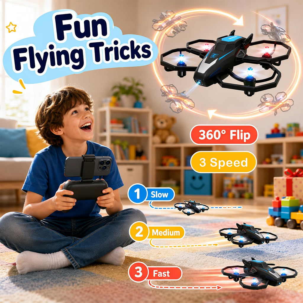 Mini Drones with Camera 1080P HD RC Quadcopter N969281