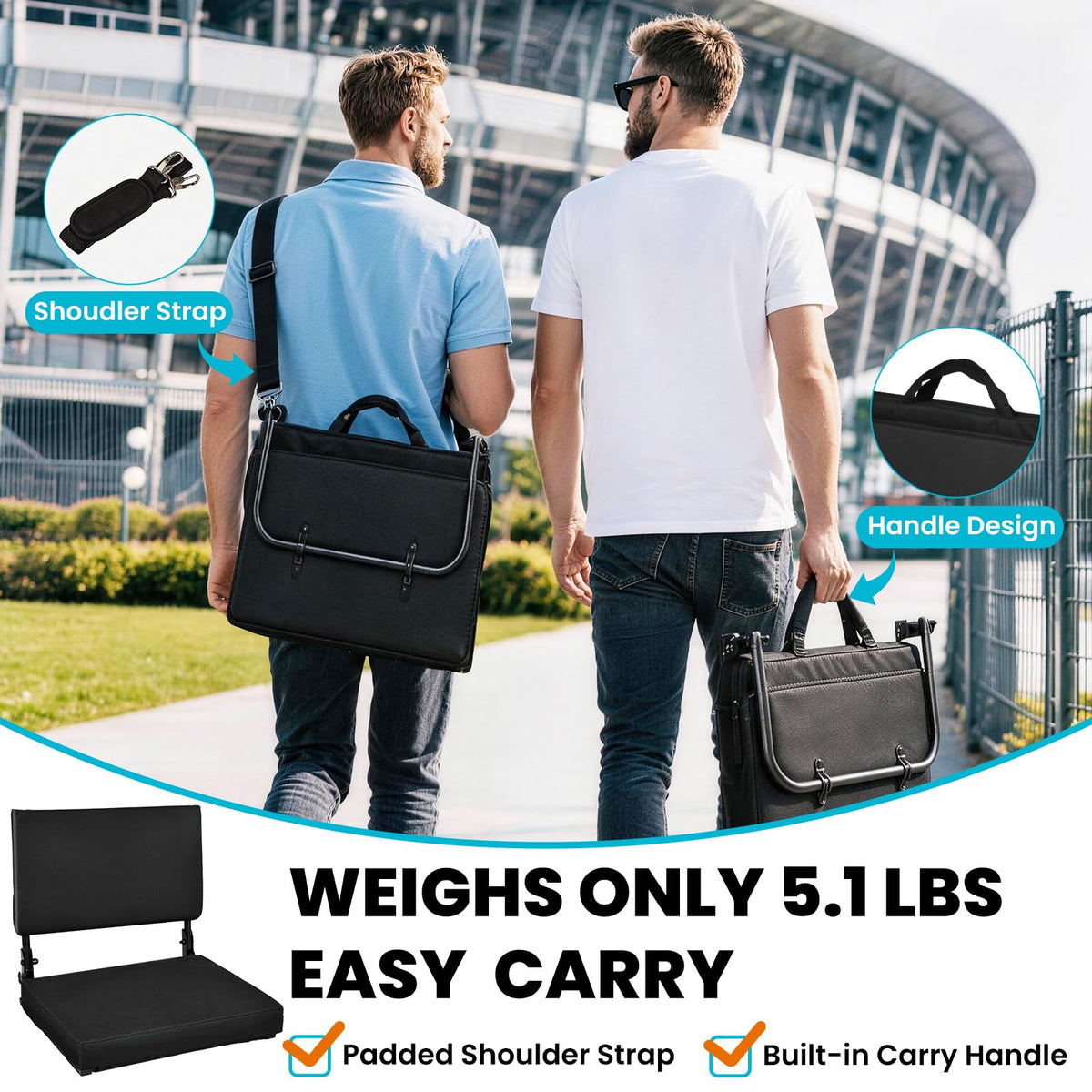 Stadium Seats with Back Support J803