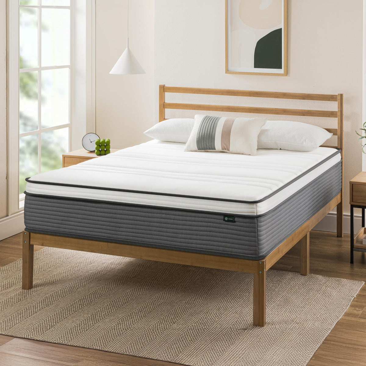 12 Inch King Size Hybrid Mattress B457