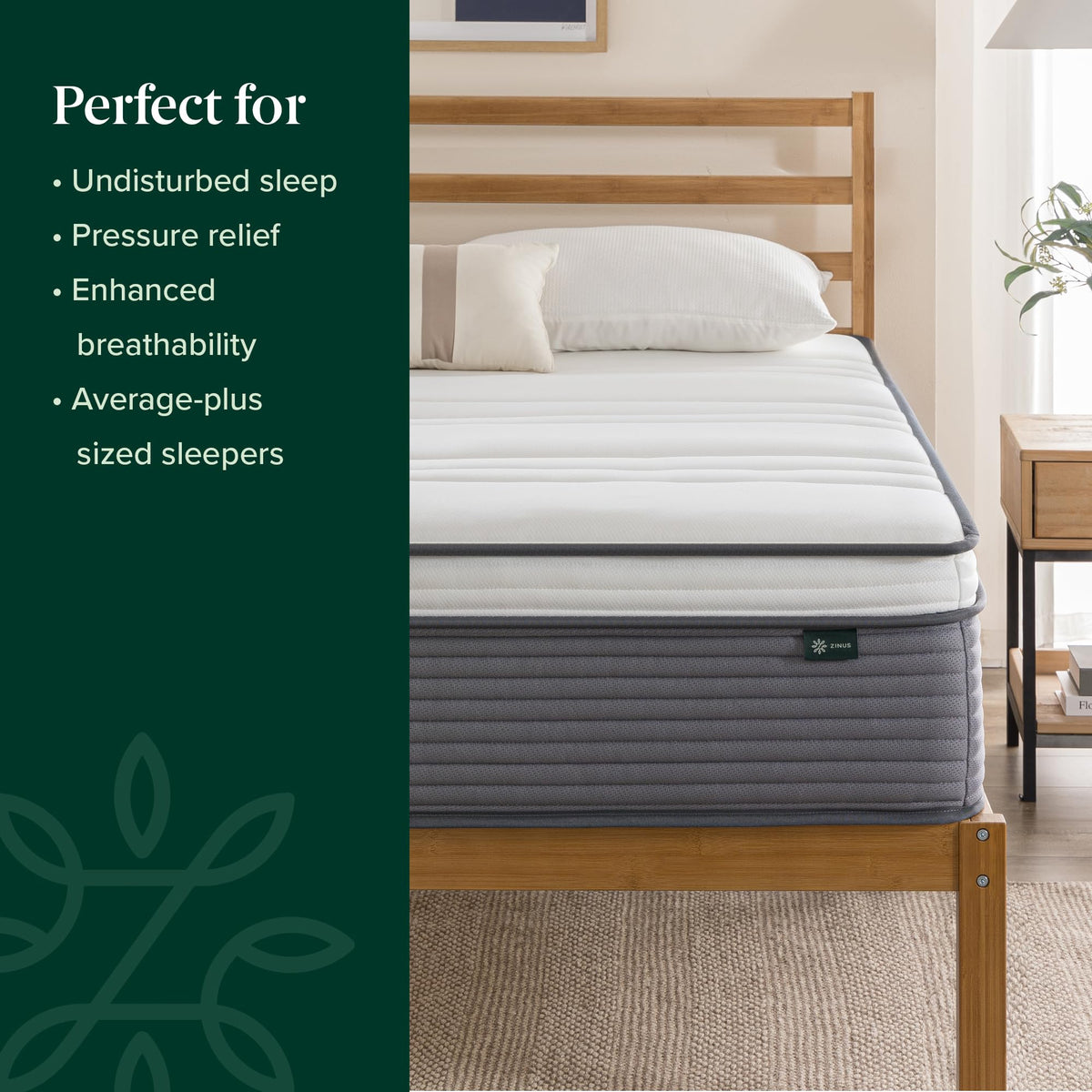 12 Inch King Size Hybrid Mattress B457