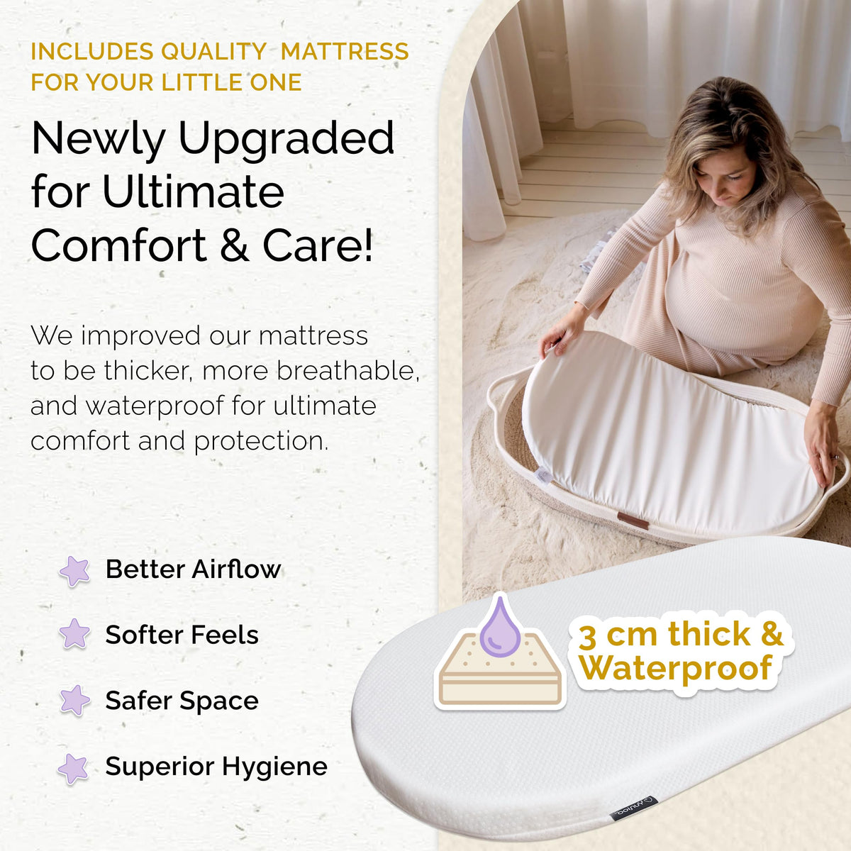 Baby Changing Basket, Portable Diaper Changing Pad V677302