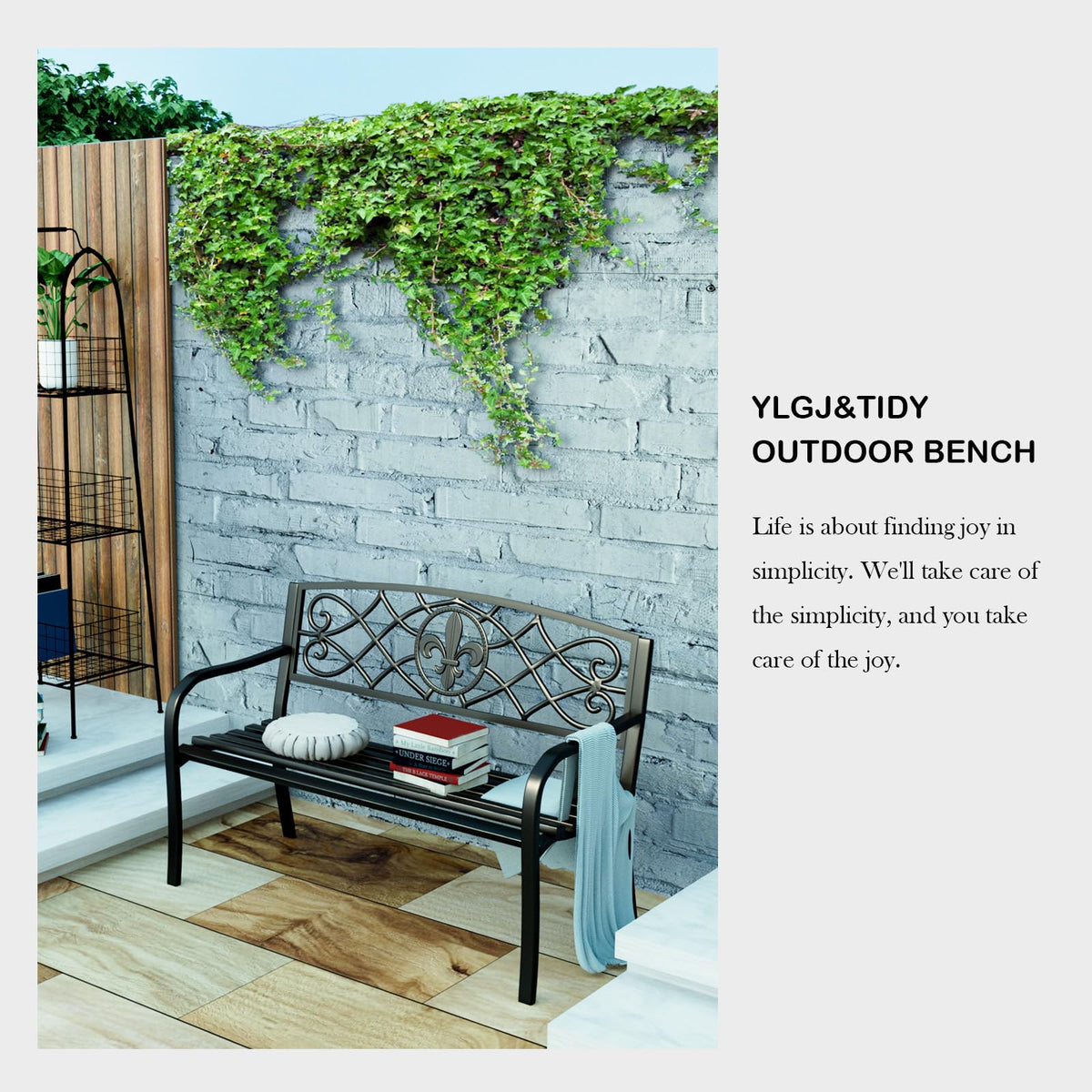 50 Inches Outdoor Bench K499
