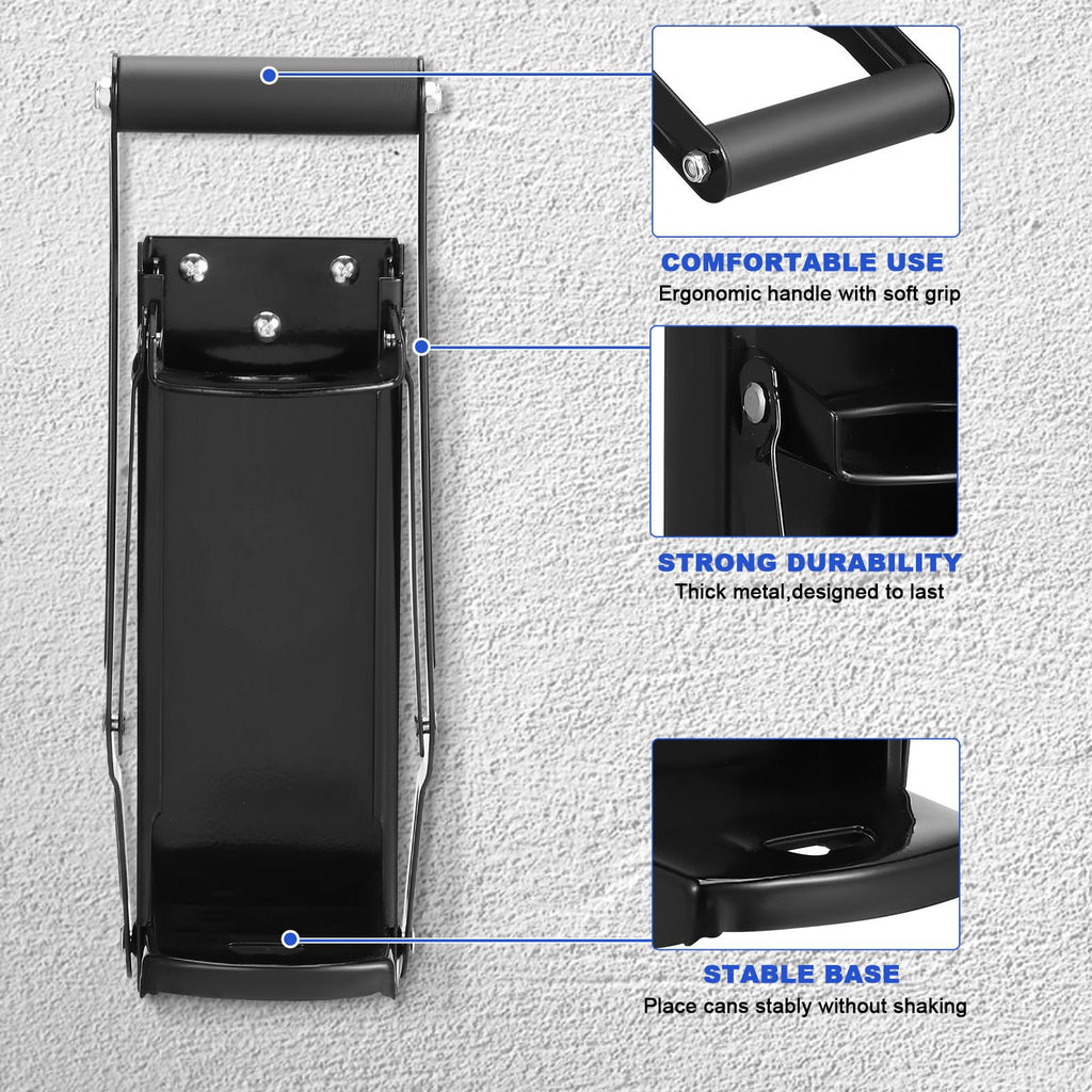 Wall Mounted Stainless Steel Can Crusher with Built in Opener R856308