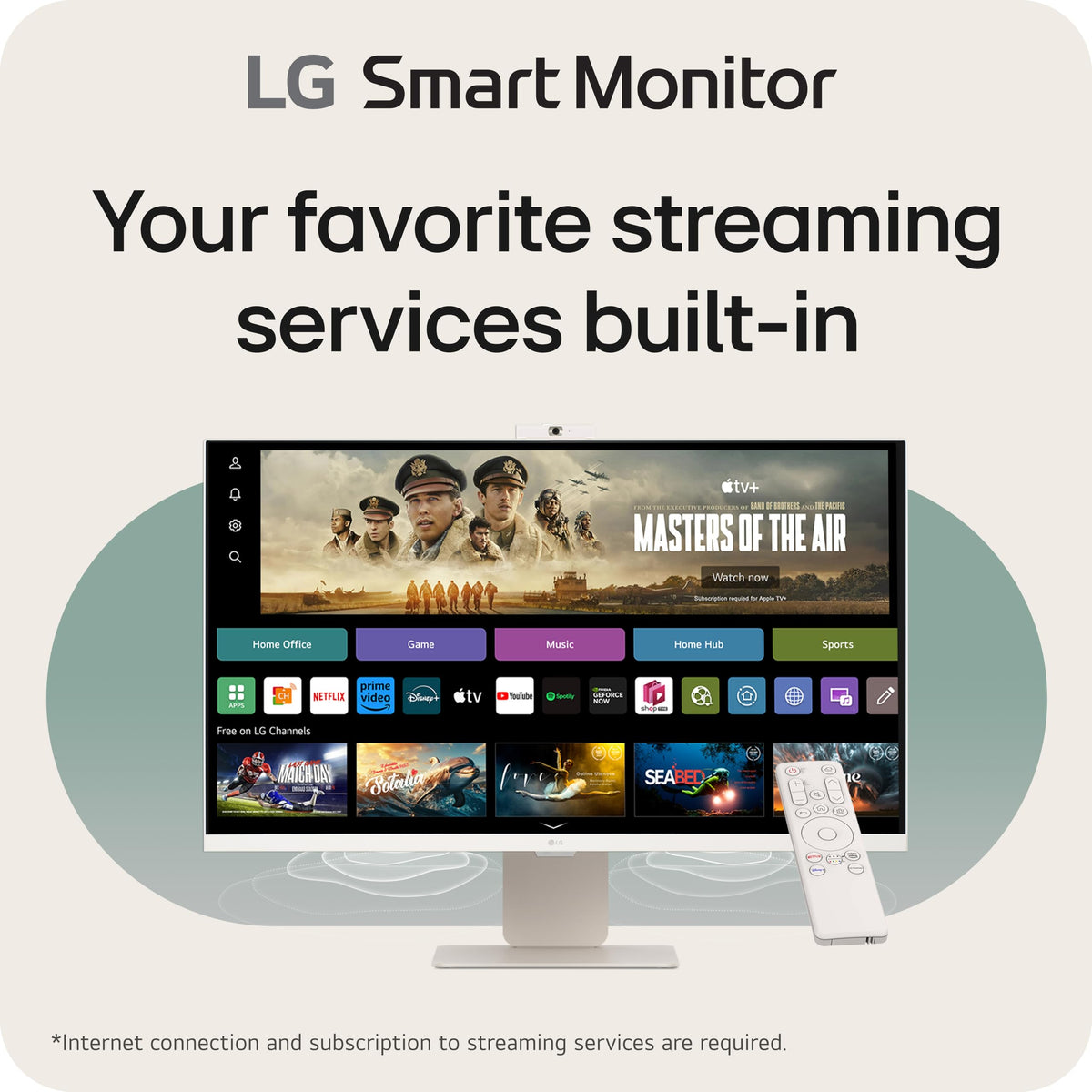 32-inch 4K UHD IPS White Smart Monitor N68472