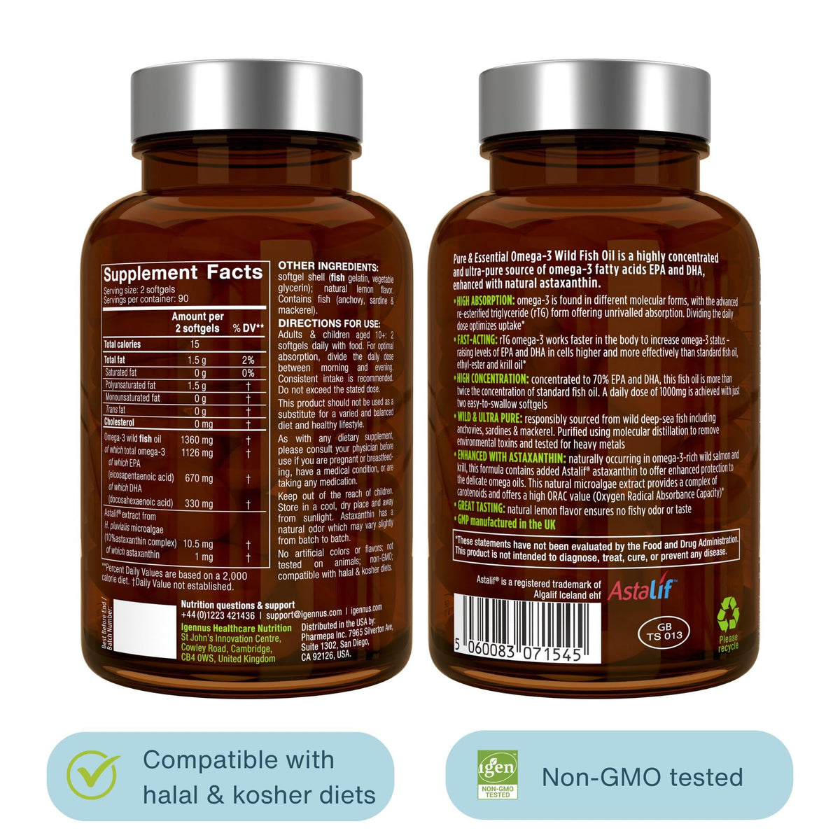Wild Fish Oil 1360mg J729