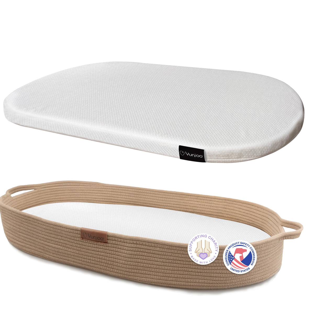 Baby Changing Basket, Portable Diaper Changing Pad V677302