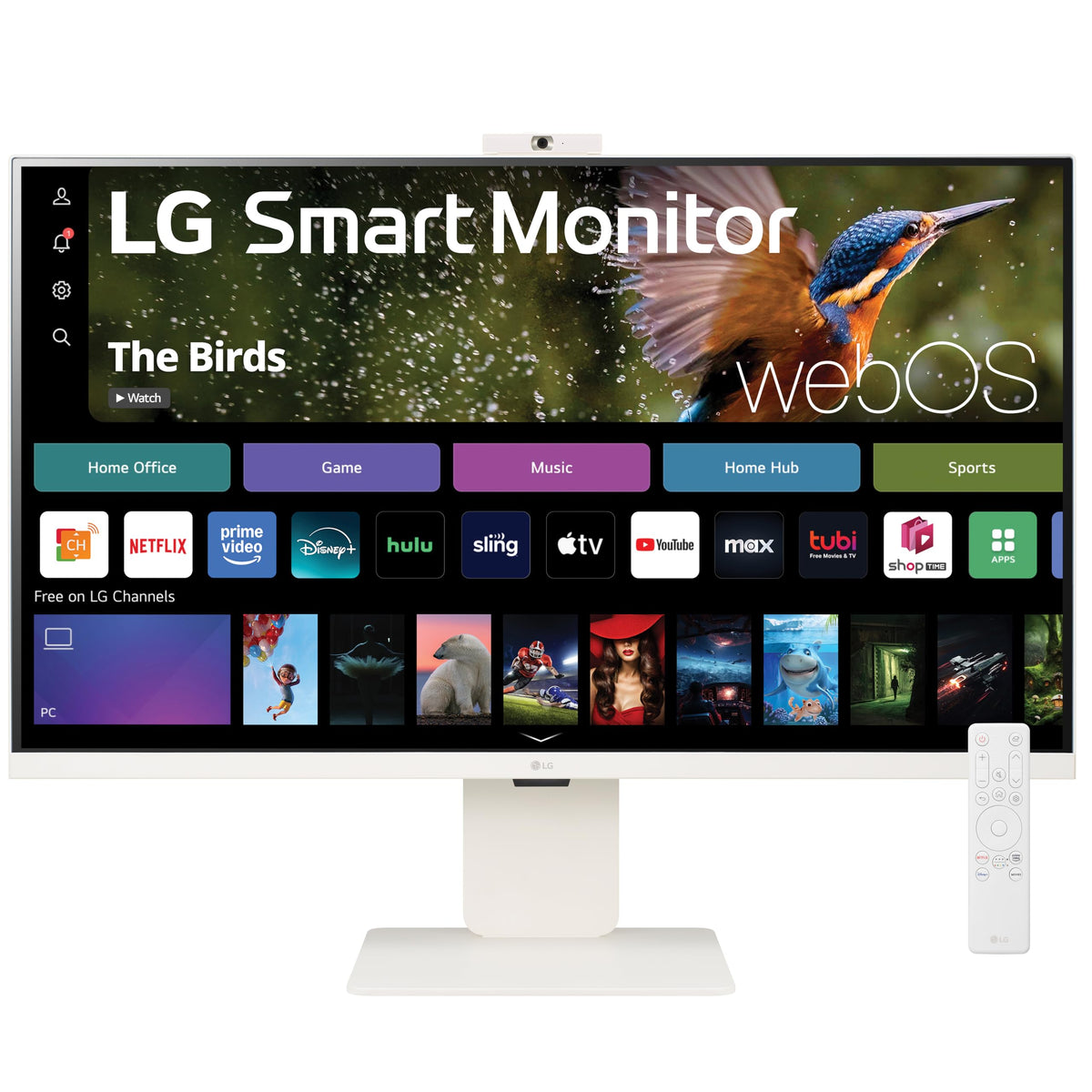 32-inch 4K UHD IPS White Smart Monitor N68472