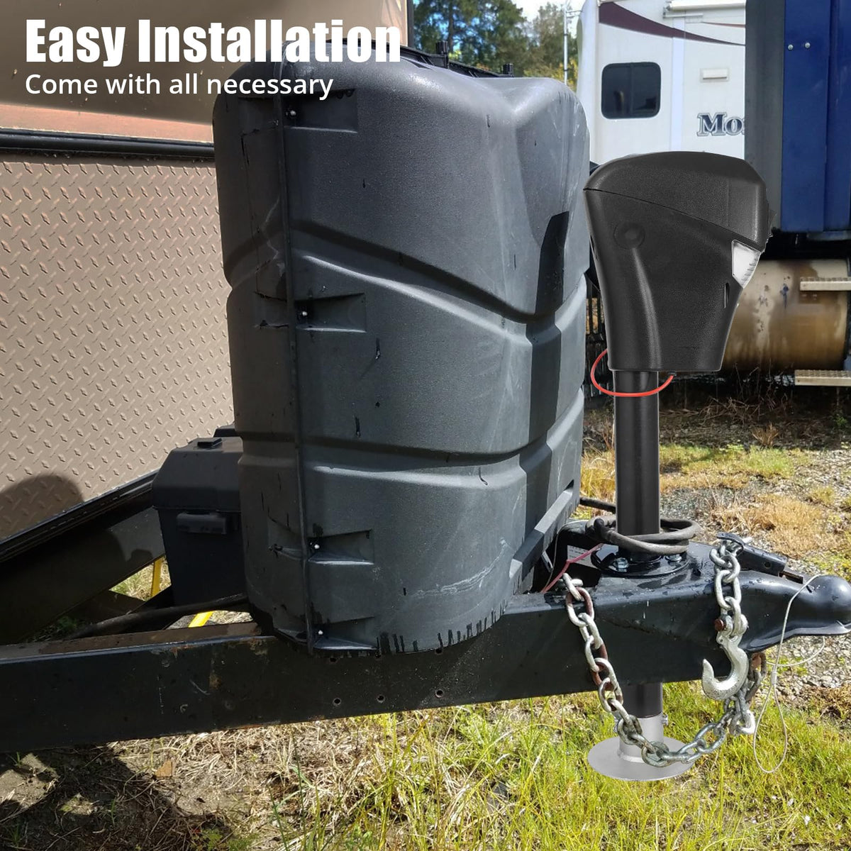 Electric Trailer A-Frame Tongue Jack 3,500 Lbs 18-Inch Stroke 12V DC S731