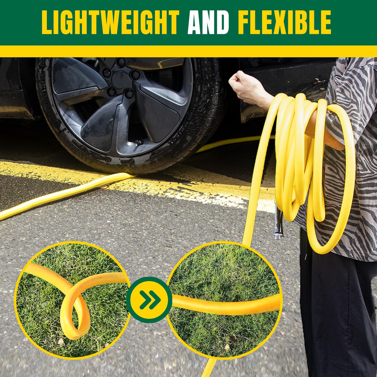 Lightweight Kink Free 5/8" x 100 FT Garden Hose K4438
