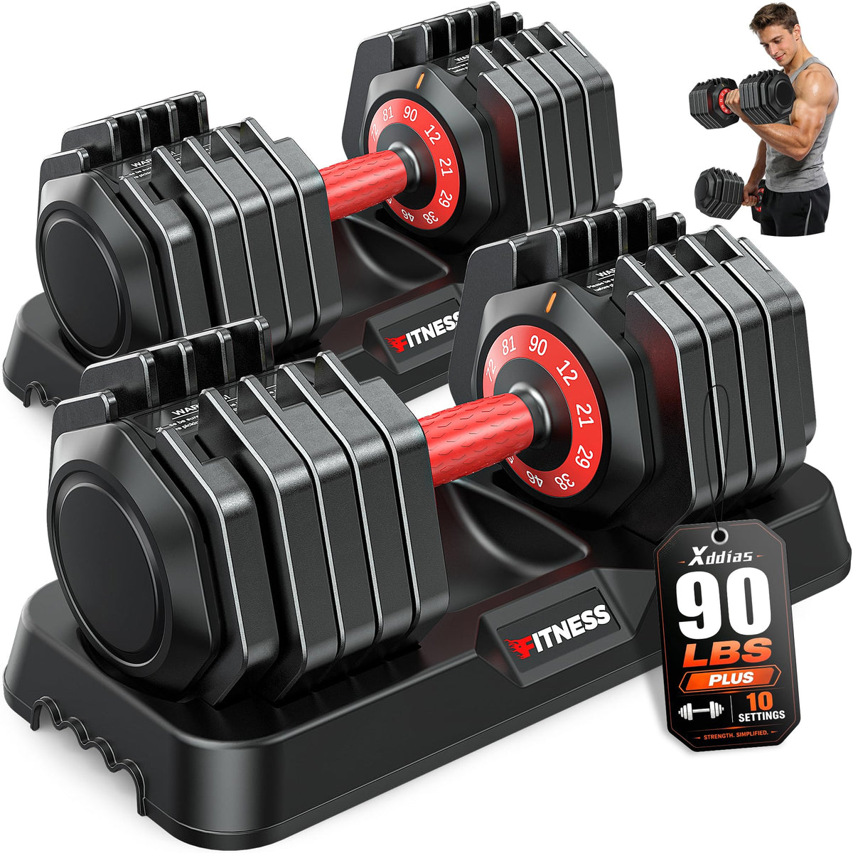 Adjustable Dumbbell Set W409745