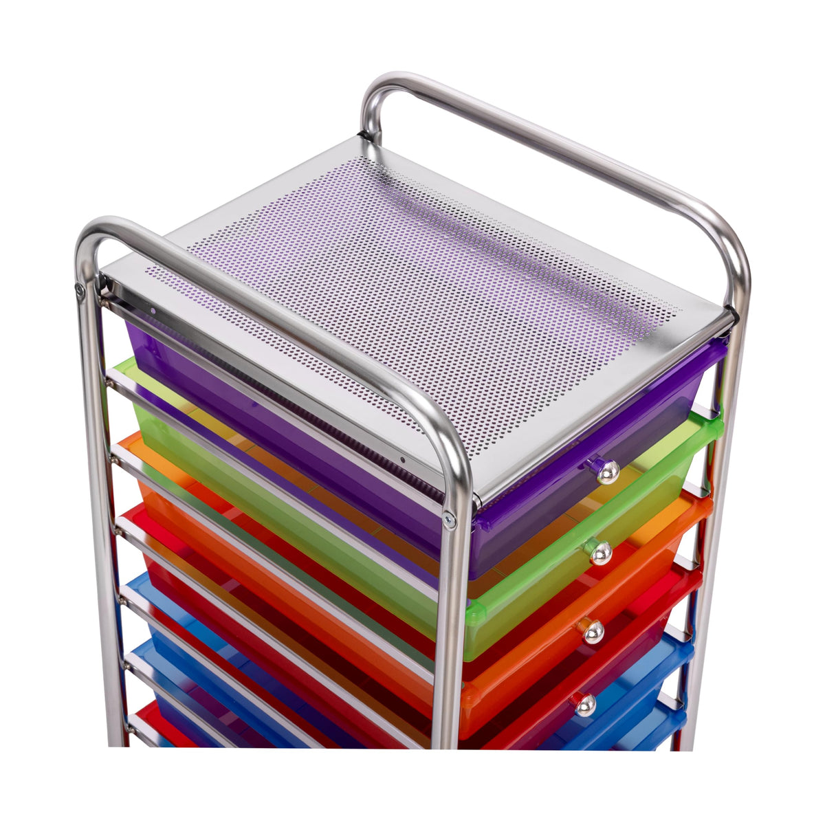 10 Drawer Rolling Storage Cart L528378