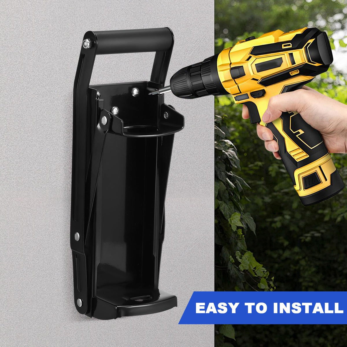 Wall Mounted Stainless Steel Can Crusher with Built in Opener R856308