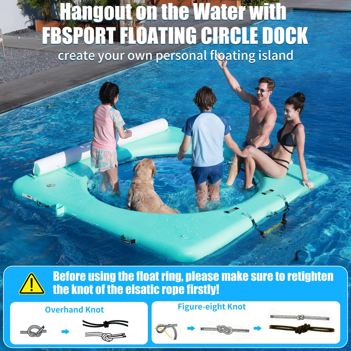 Inflatable Water Hammock 8 FT N97430