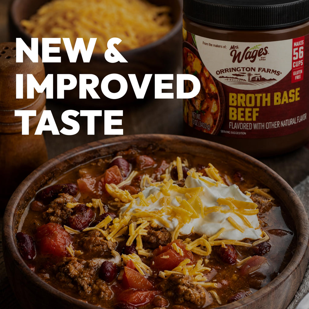 Beef Broth Base Granulated Bouillon Seasoning 12 oz Jar R684556