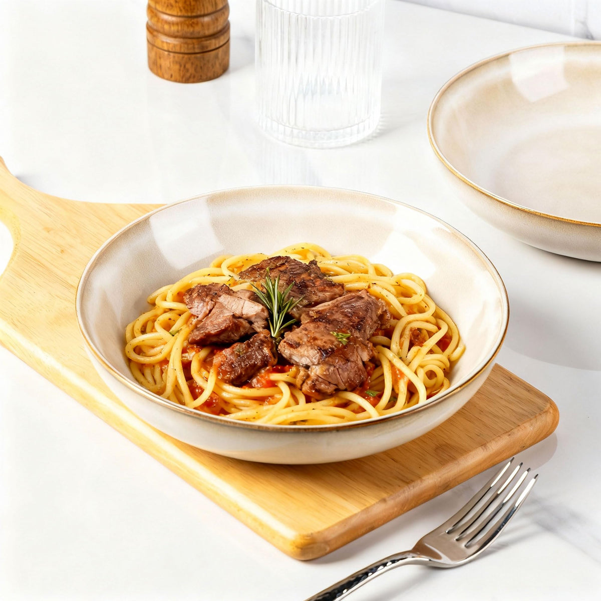 Ceramic Pasta Bowls Set of 4 O4303