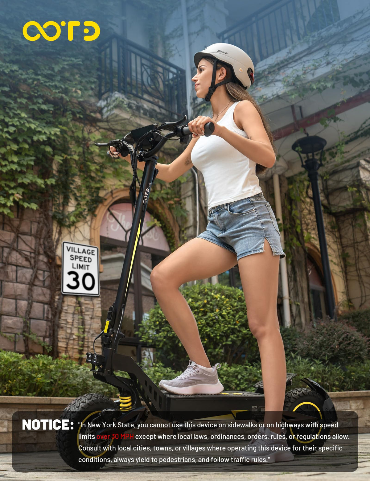 Electric Scooter with 11" All-Terrain Tire I35936