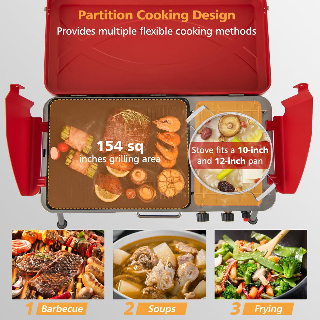 Portable Propane Gas Grill & Stove G882
