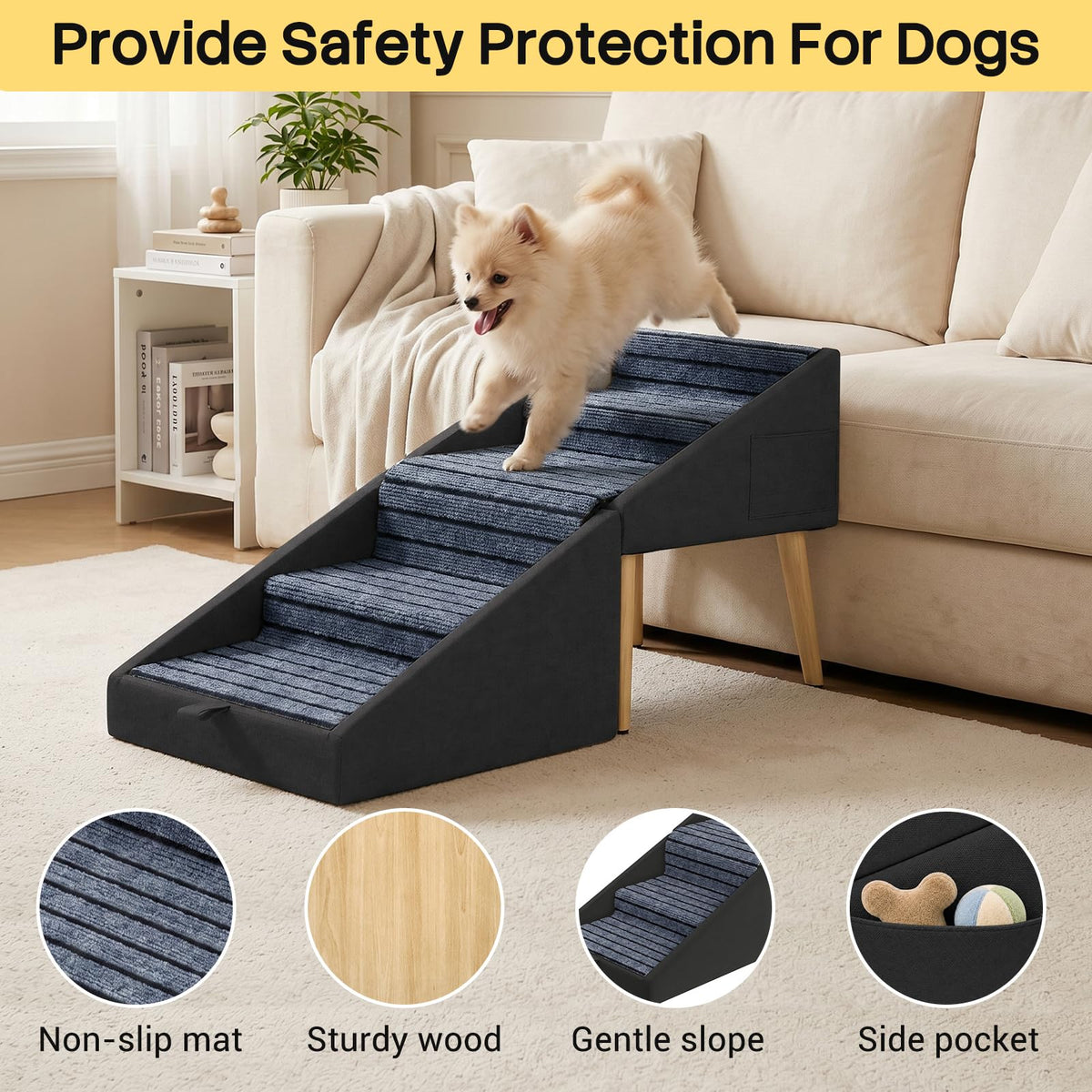 2-in-1 Dog Stairs W337759